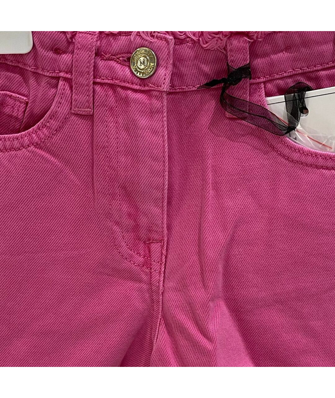 MONNALISA Розовые хлопковые брюки и шорты, фото 4