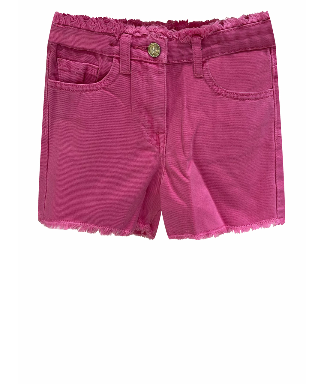 MONNALISA Розовые хлопковые брюки и шорты, фото 1