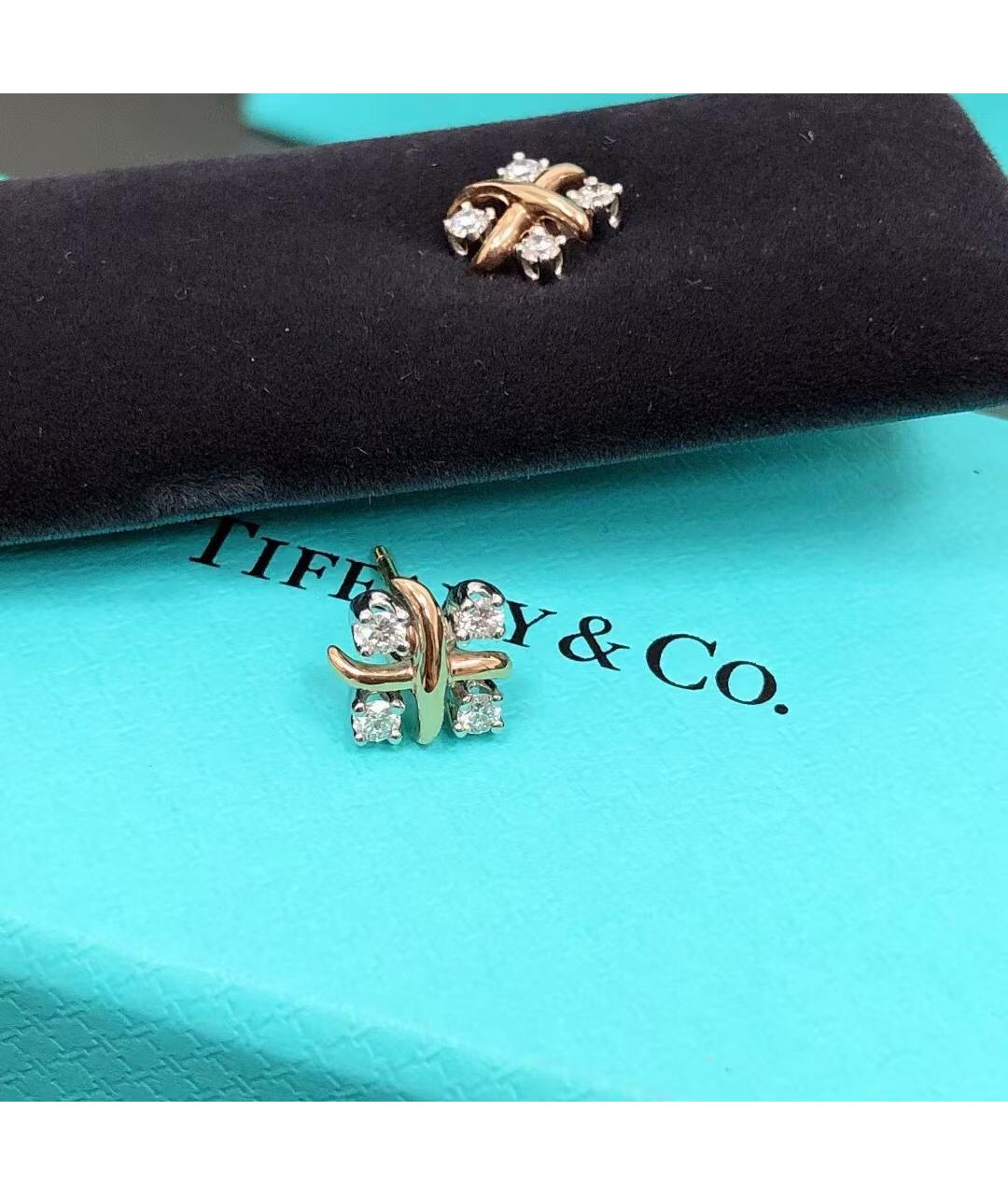 TIFFANY&CO Серьги из желтого золота, фото 5