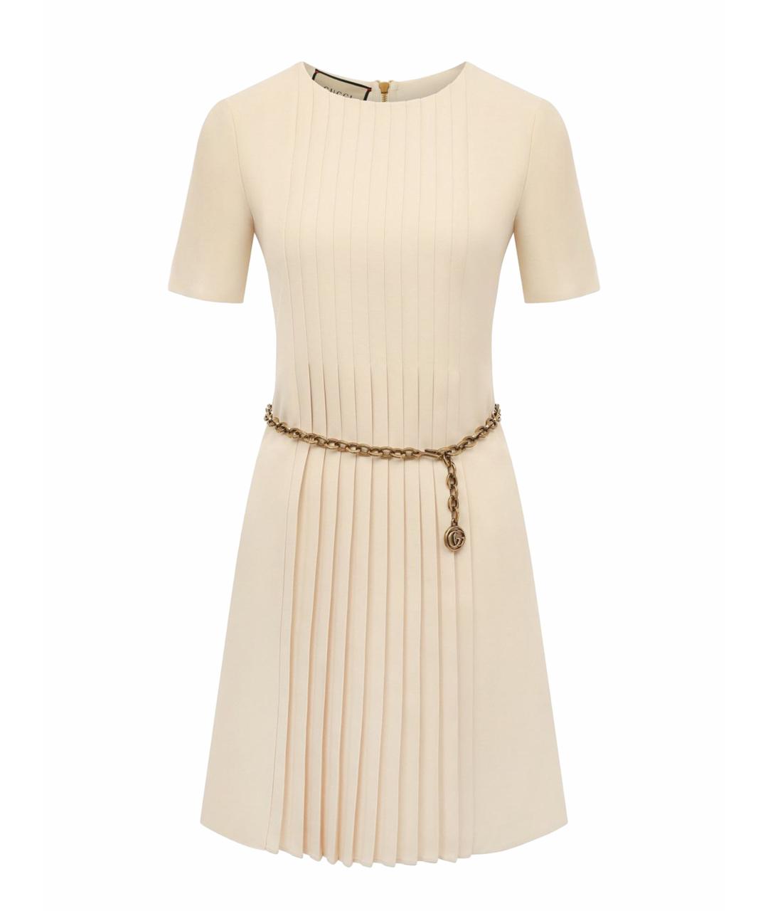 GUCCI Бежевое платье, фото 1