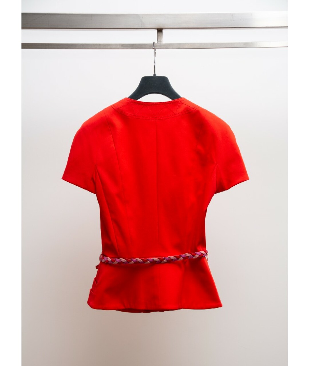 CHRISTIAN DIOR Красный хлопковый жакет/пиджак, фото 2