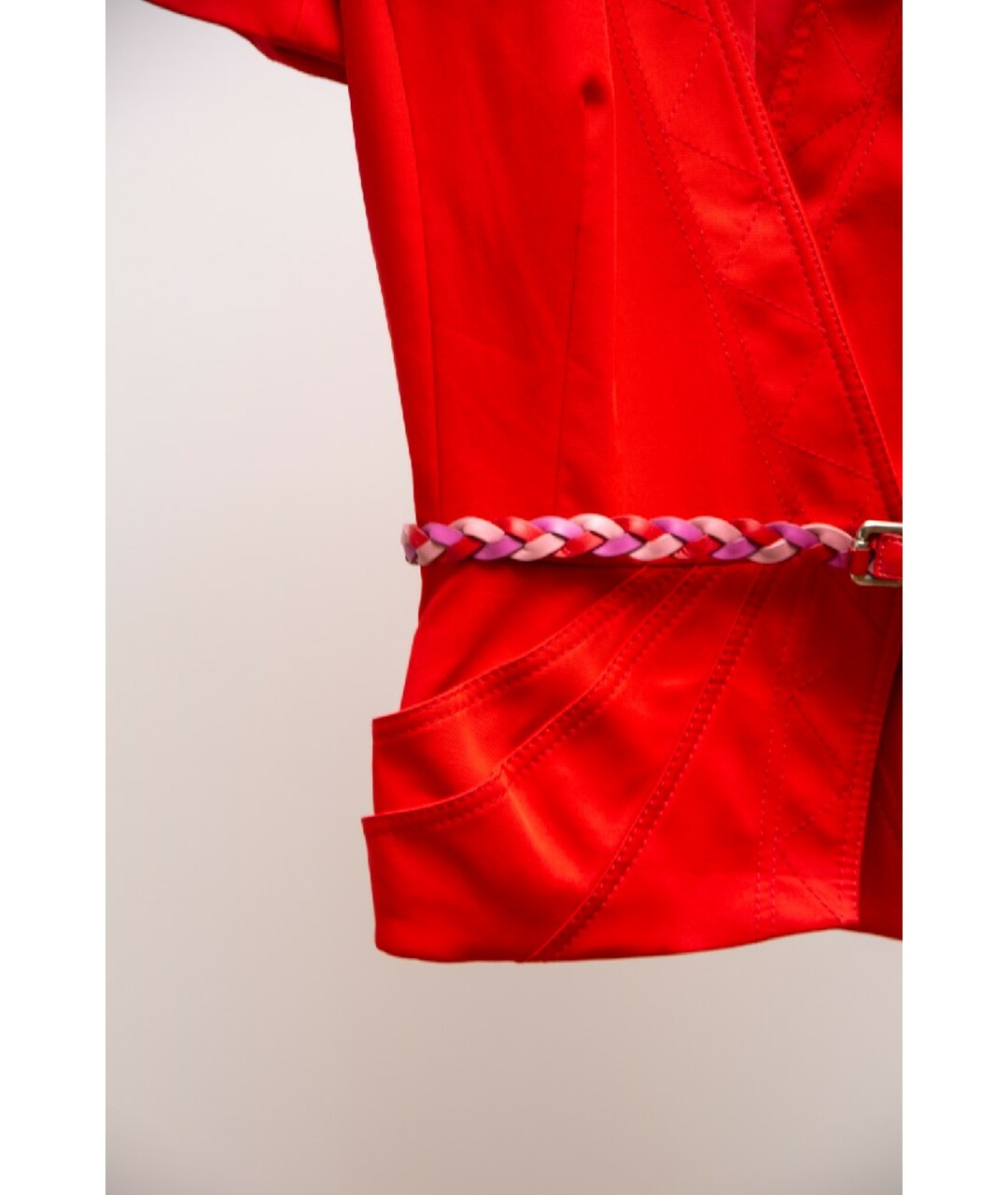 CHRISTIAN DIOR Красный хлопковый жакет/пиджак, фото 3