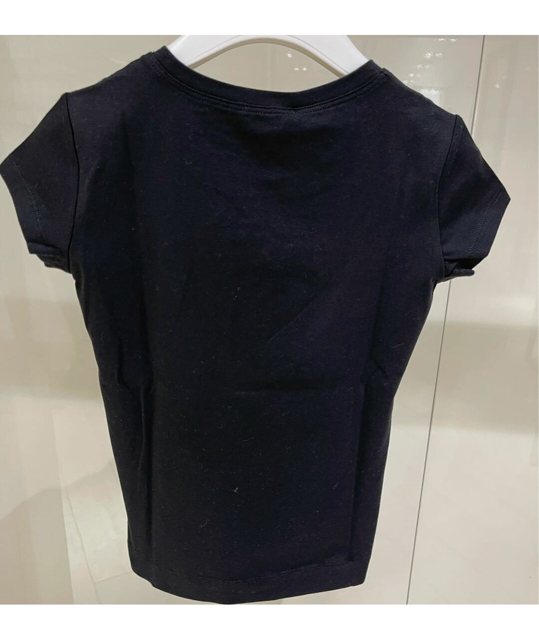 MONNALISA Черный хлопковый детская футболка / топ, фото 2