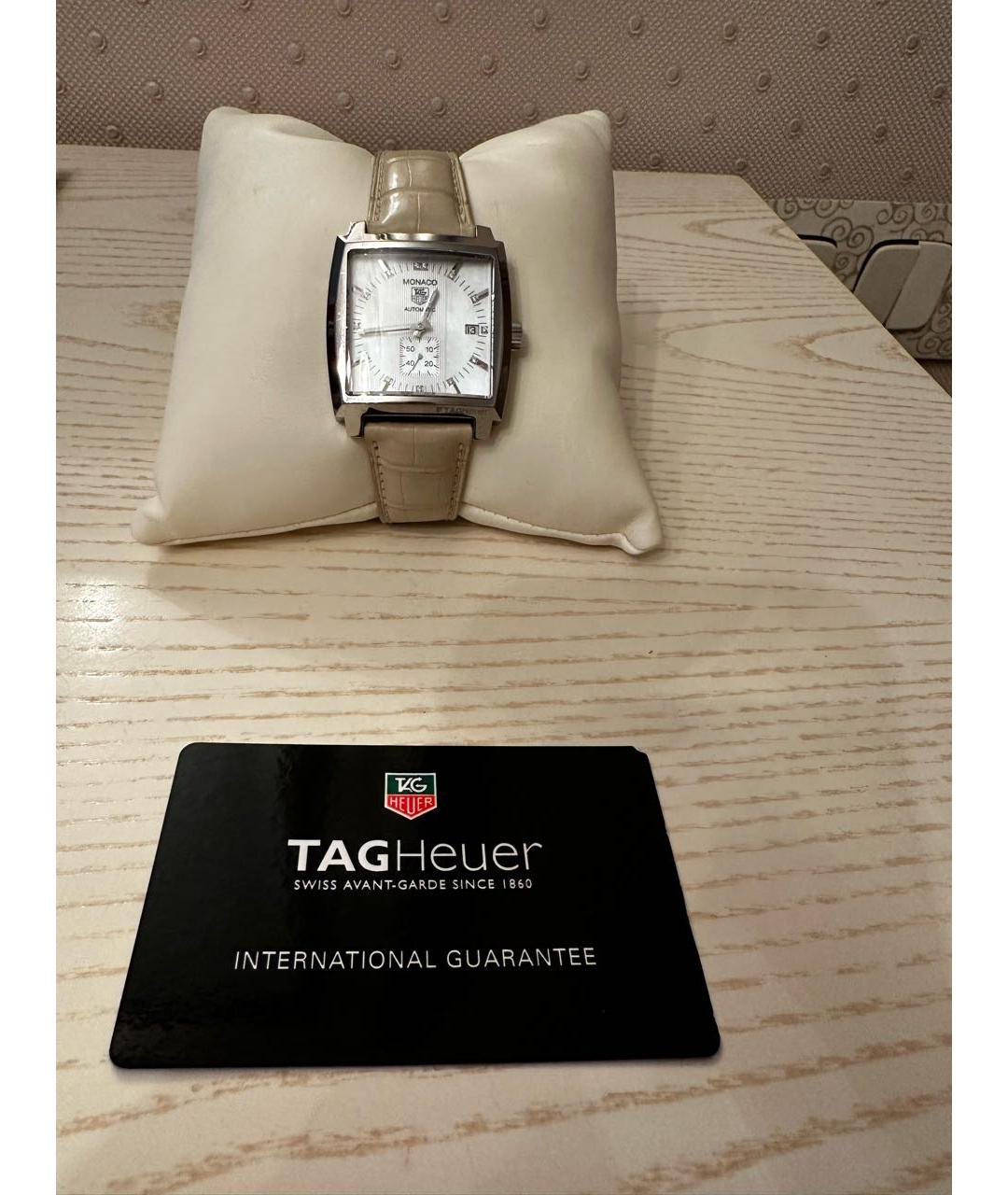 TAG HEUER Бежевые часы, фото 3