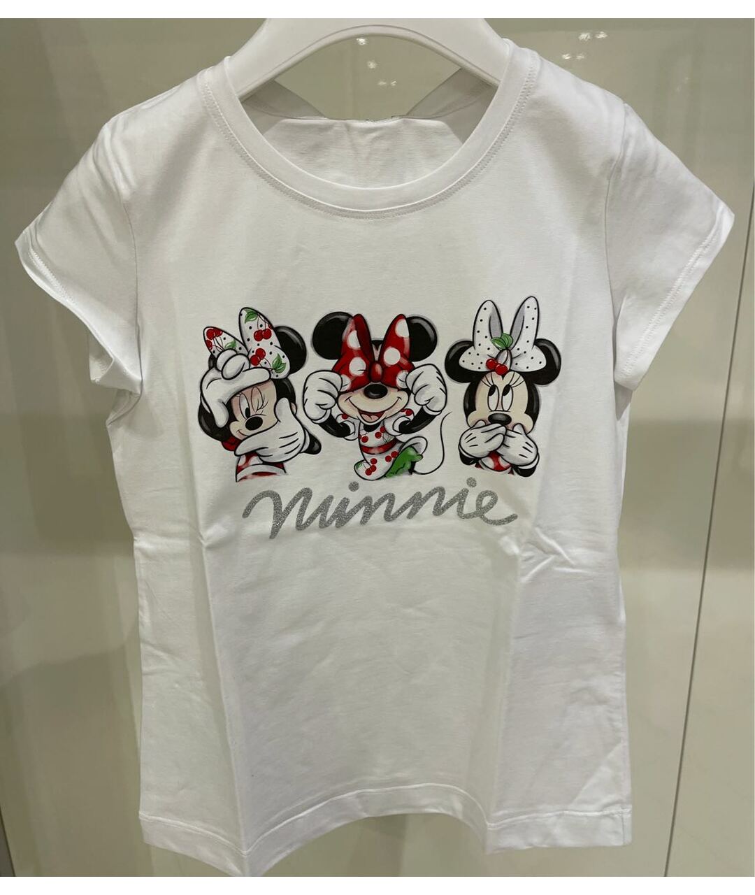 MONNALISA Белый хлопковый детская футболка / топ, фото 5