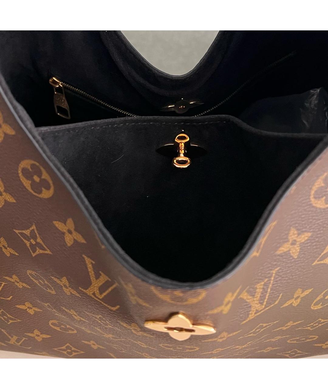 LOUIS VUITTON Коричневая сумка тоут, фото 7