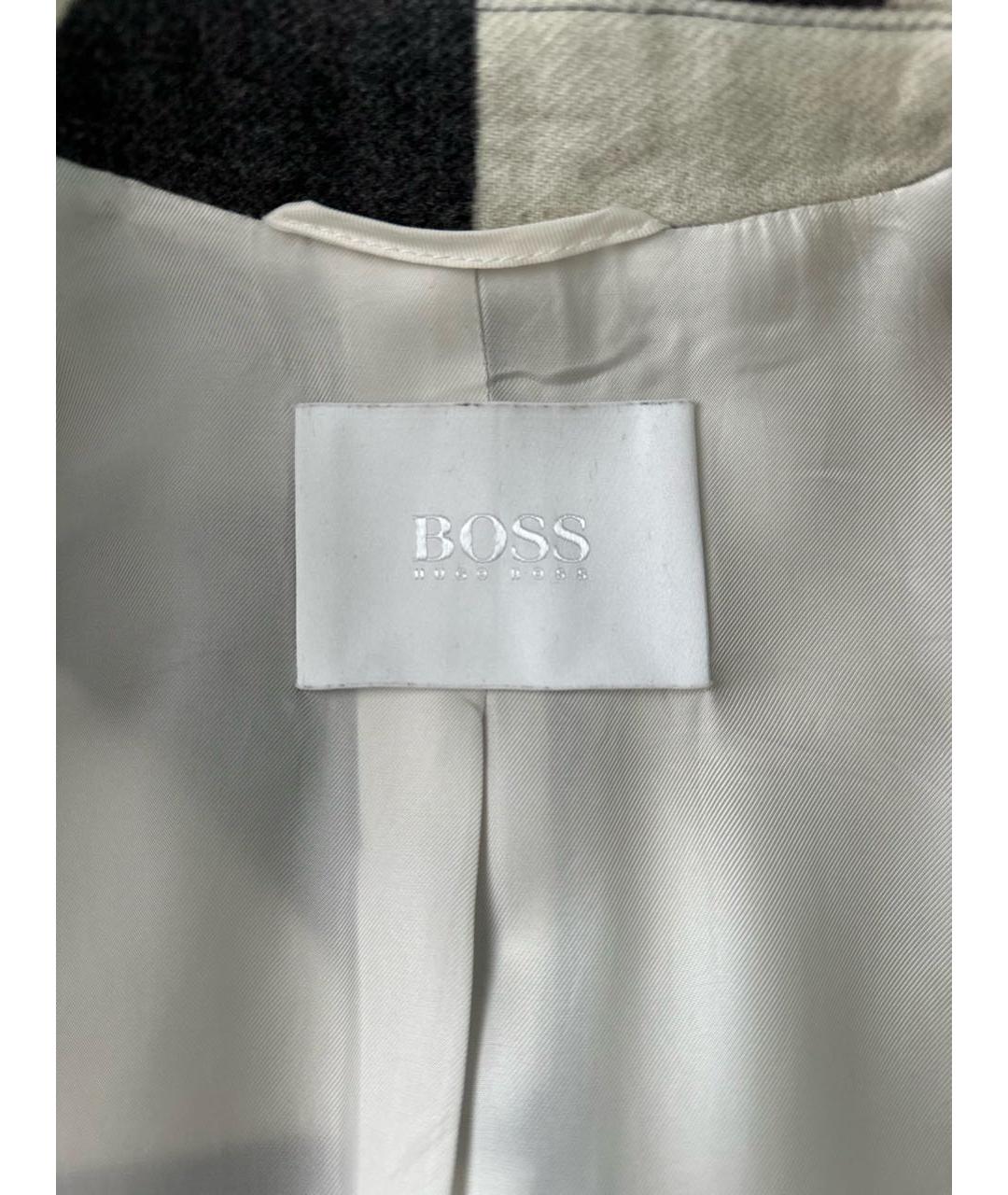 HUGO BOSS Мульти шерстяное пальто, фото 3