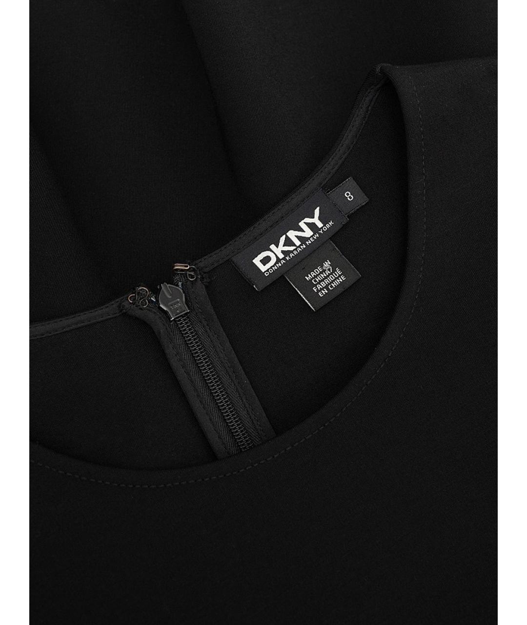 DKNY Черное повседневное платье, фото 3