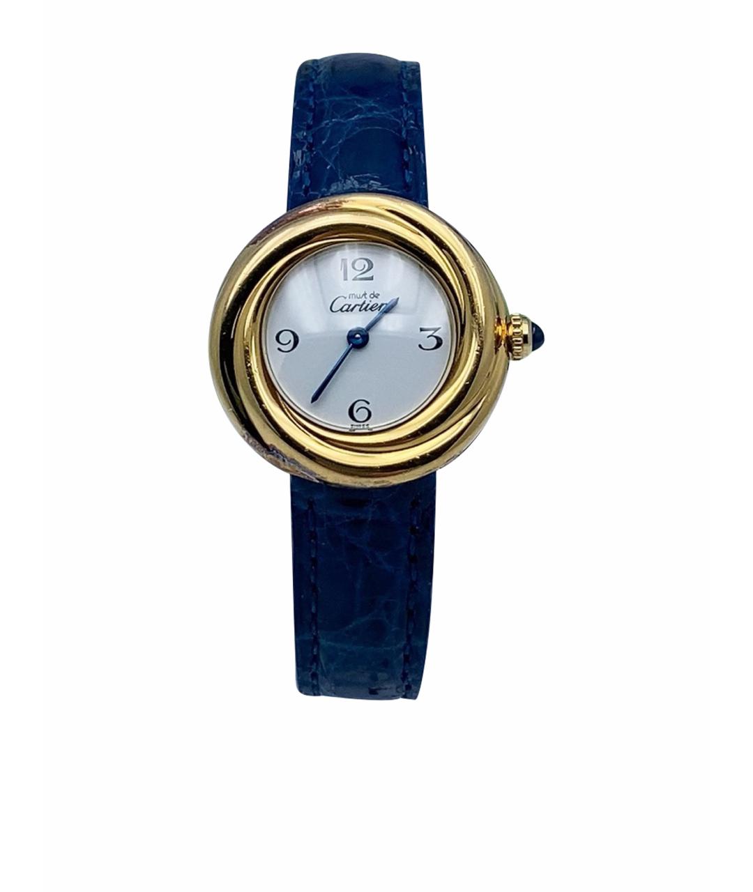 CARTIER Белые серебряные часы, фото 5