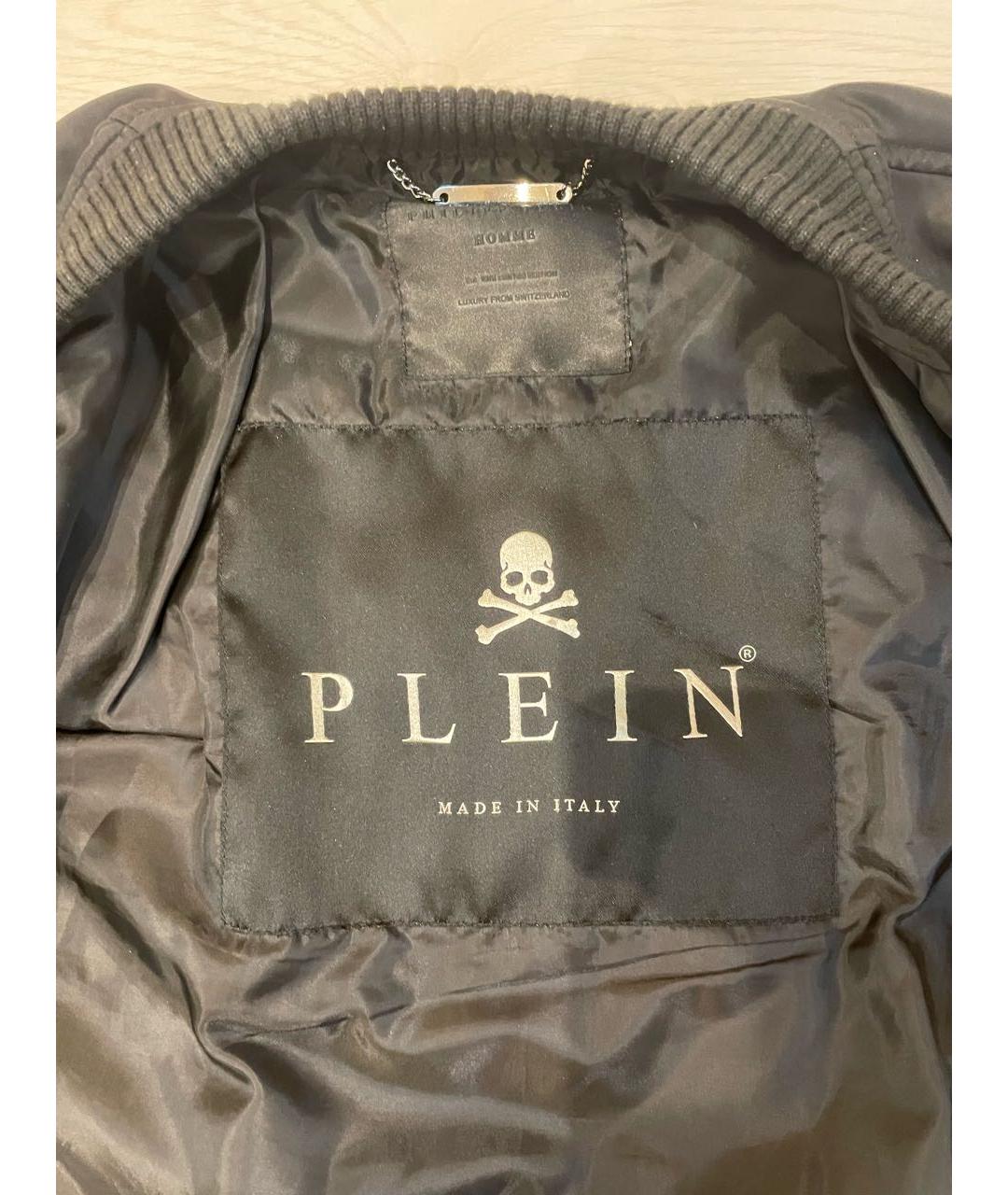 PHILIPP PLEIN Черная полиамидовая куртка, фото 3