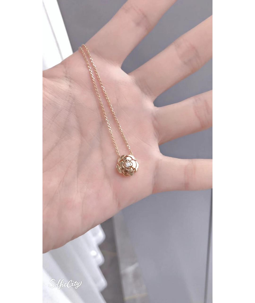 CHANEL Золотое колье из розового золота, фото 3