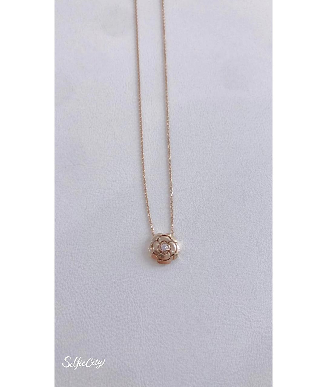 CHANEL Золотое колье из розового золота, фото 4