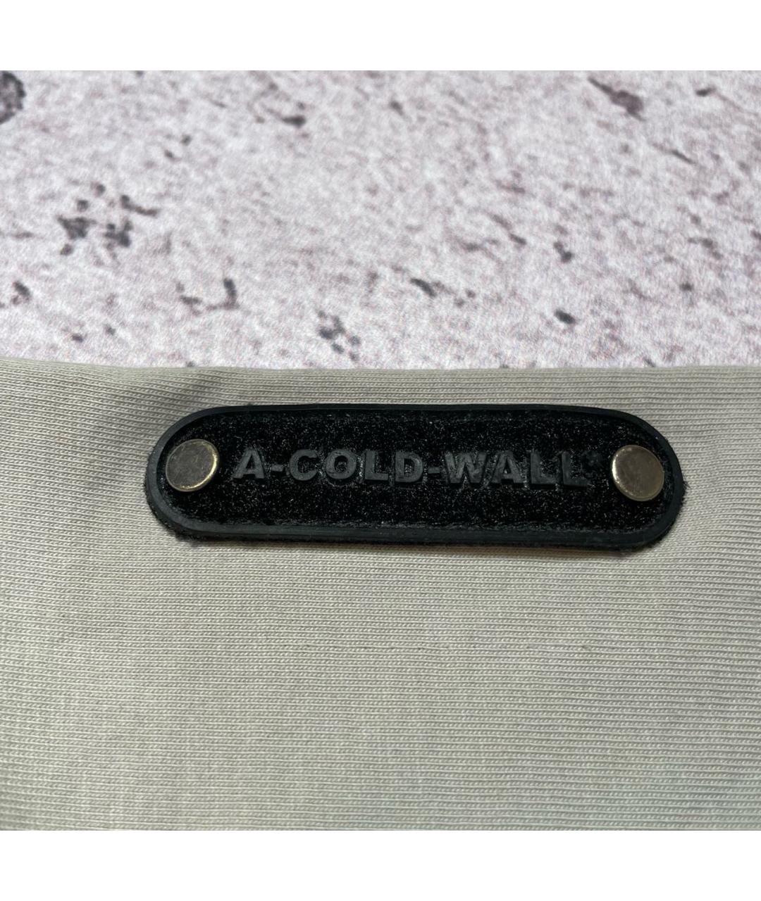 A-COLD-WALL* Бежевая хлопковая футболка, фото 6