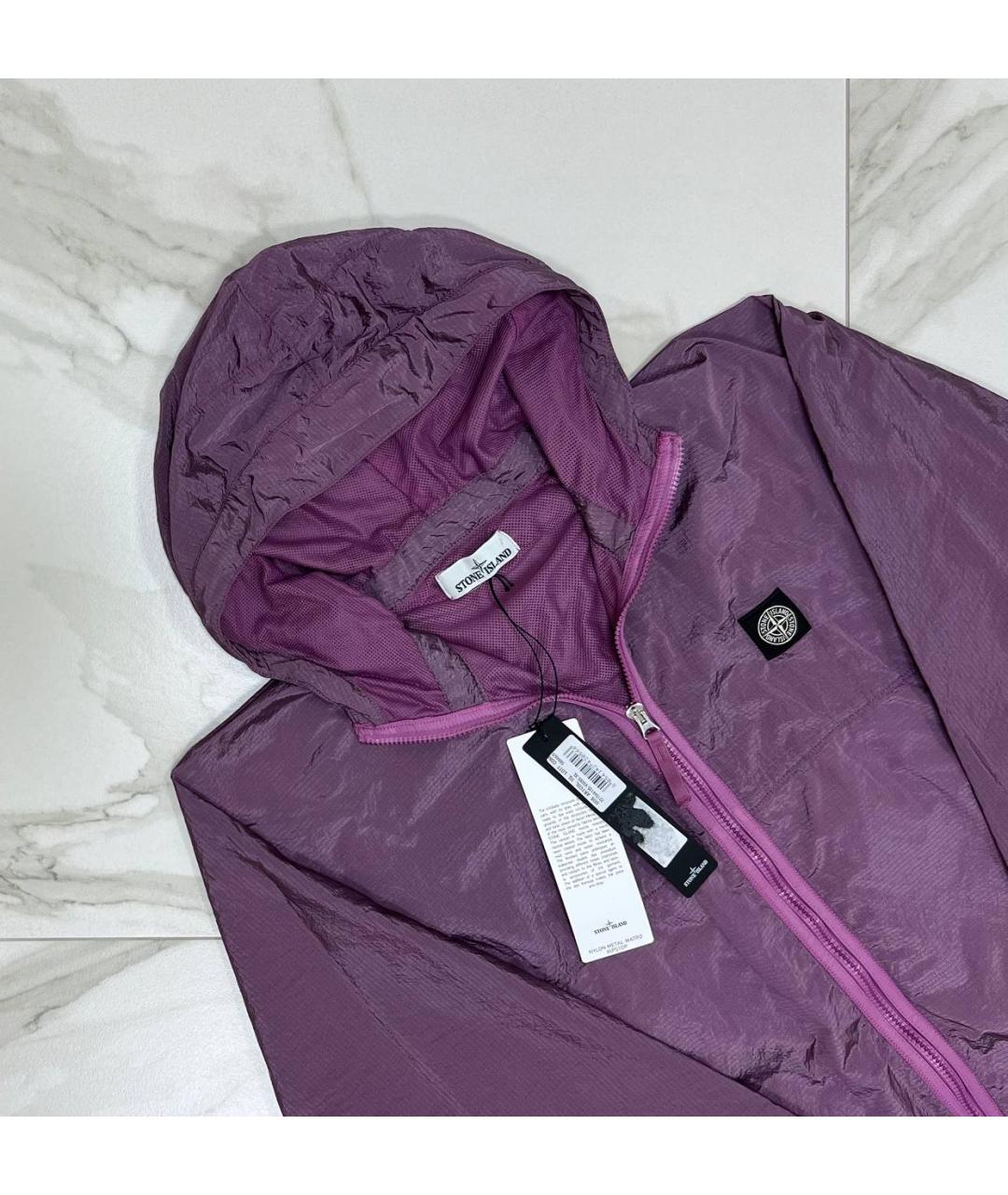 STONE ISLAND Фиолетовая спортивная куртка, фото 2