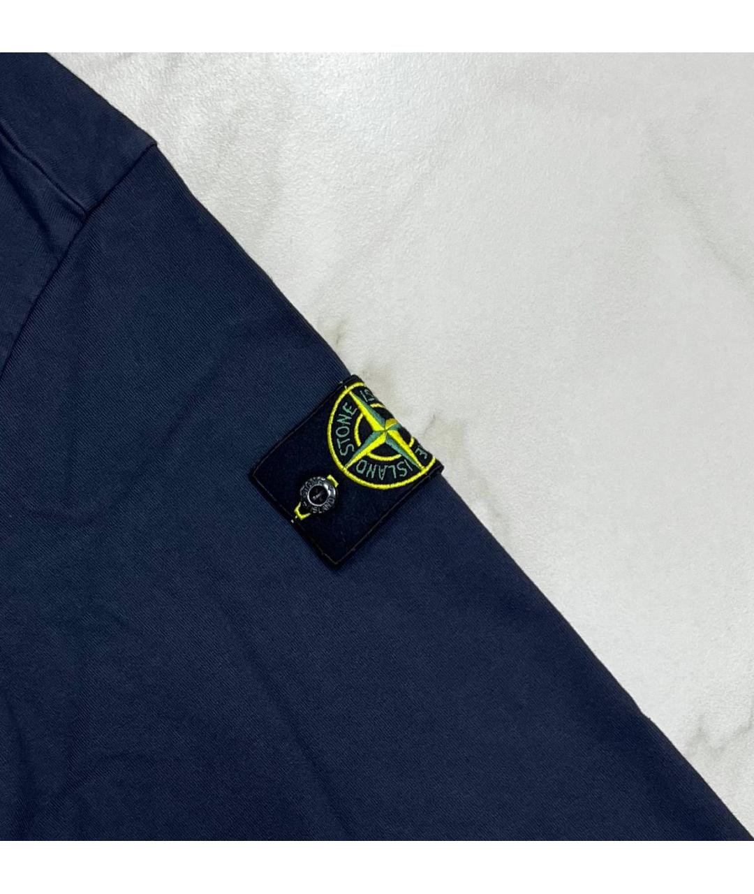 STONE ISLAND Темно-синяя спортивная куртка, фото 3