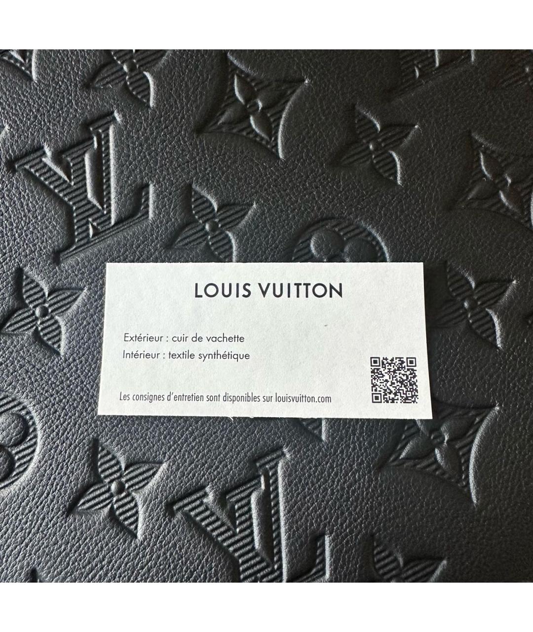 LOUIS VUITTON Черная косметичка, фото 8