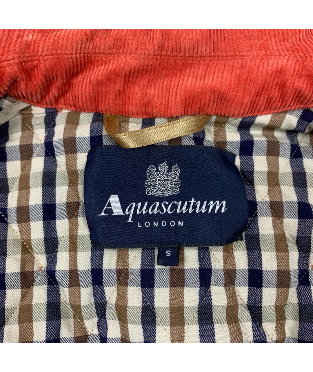 AQUASCUTUM Оранжевая шелковая куртка, фото 4