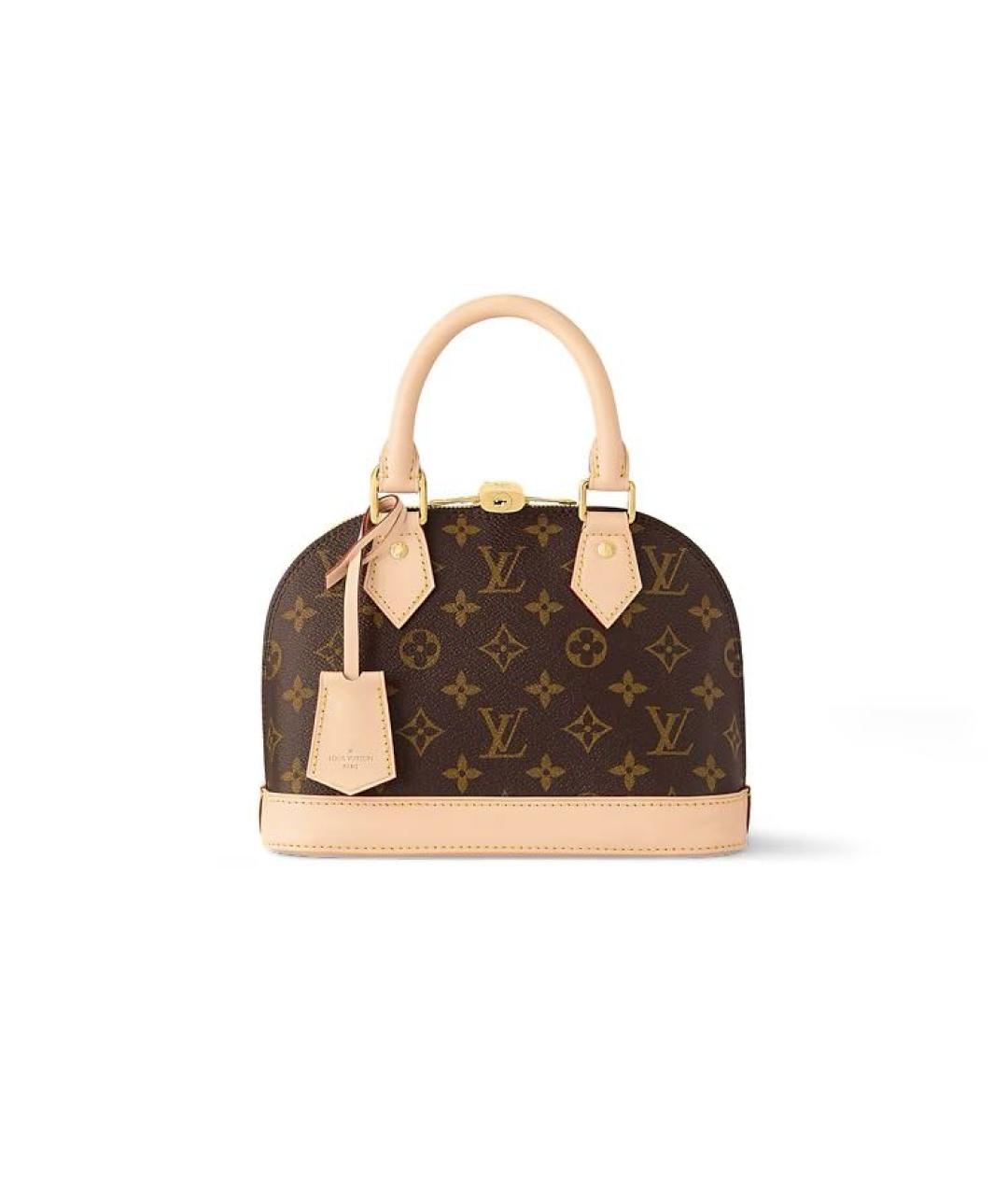 LOUIS VUITTON Коричневая сумка с короткими ручками, фото 1