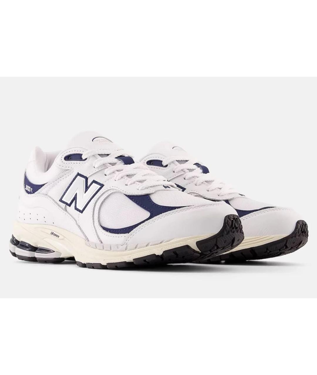 NEW BALANCE Белые кожаные низкие кроссовки / кеды, фото 2