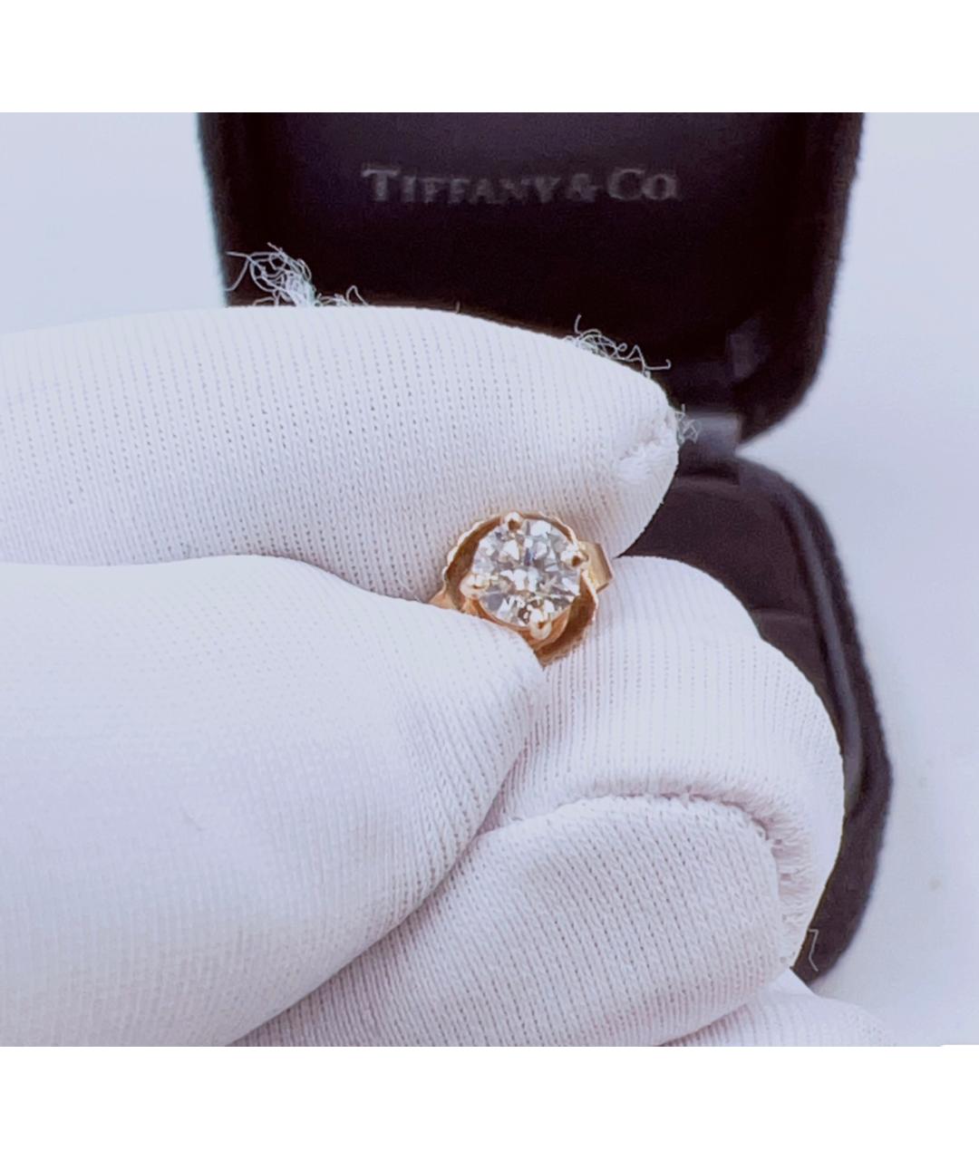 TIFFANY&CO Розовые серьги из розового золота, фото 3