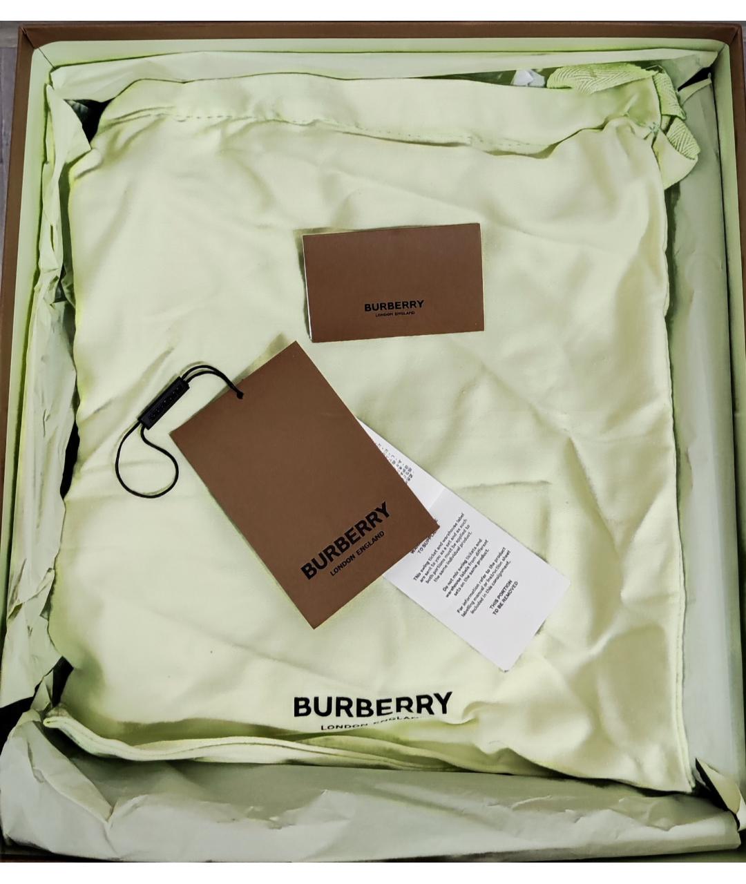 BURBERRY Черные кожаные полусапоги, фото 6