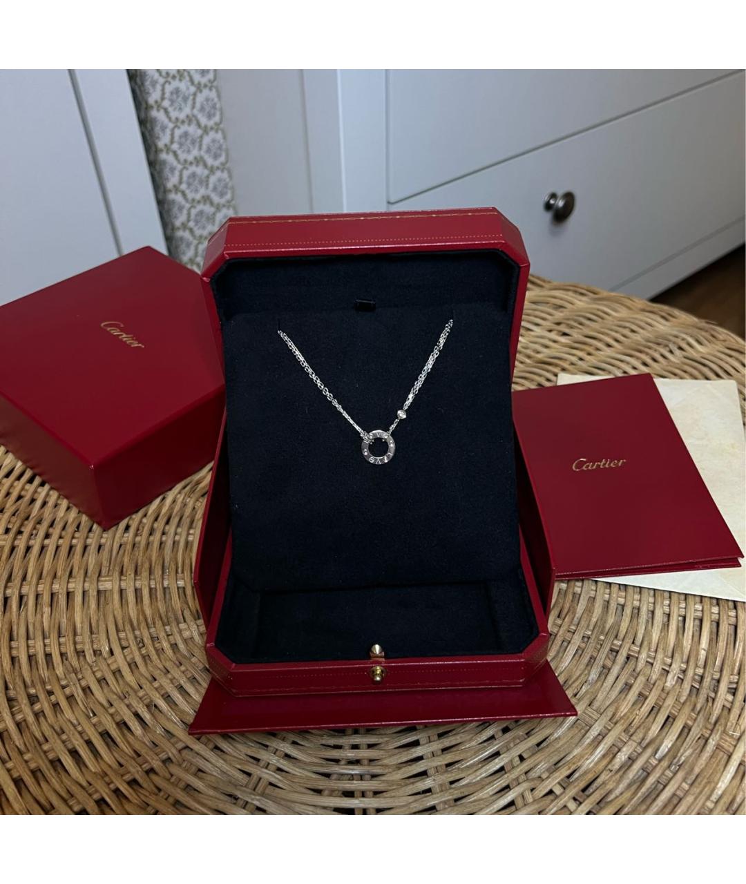 CARTIER Серебряная подвеска из белого золота, фото 2