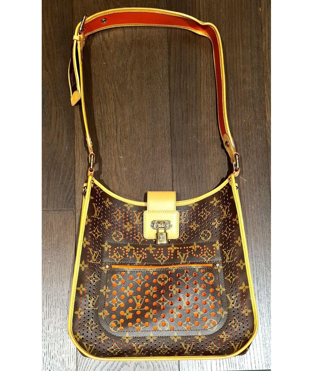 LOUIS VUITTON Коричневая сумка через плечо, фото 2