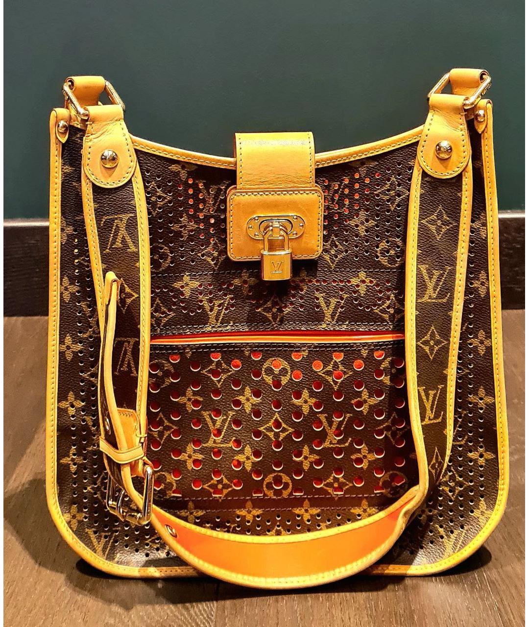 LOUIS VUITTON Коричневая сумка через плечо, фото 7