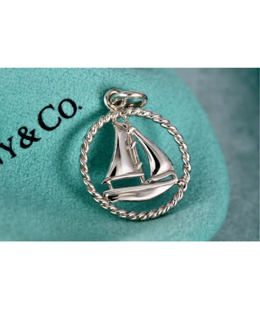 TIFFANY&CO Серебрянный серебряный кулон, фото 5