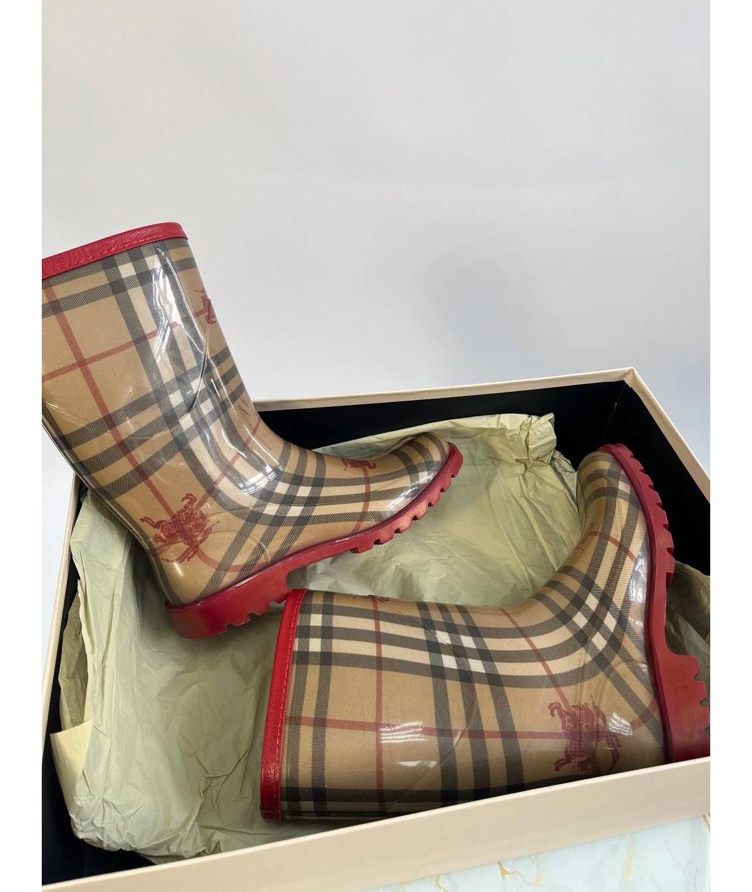 BURBERRY Мульти резиновые сапоги, фото 5