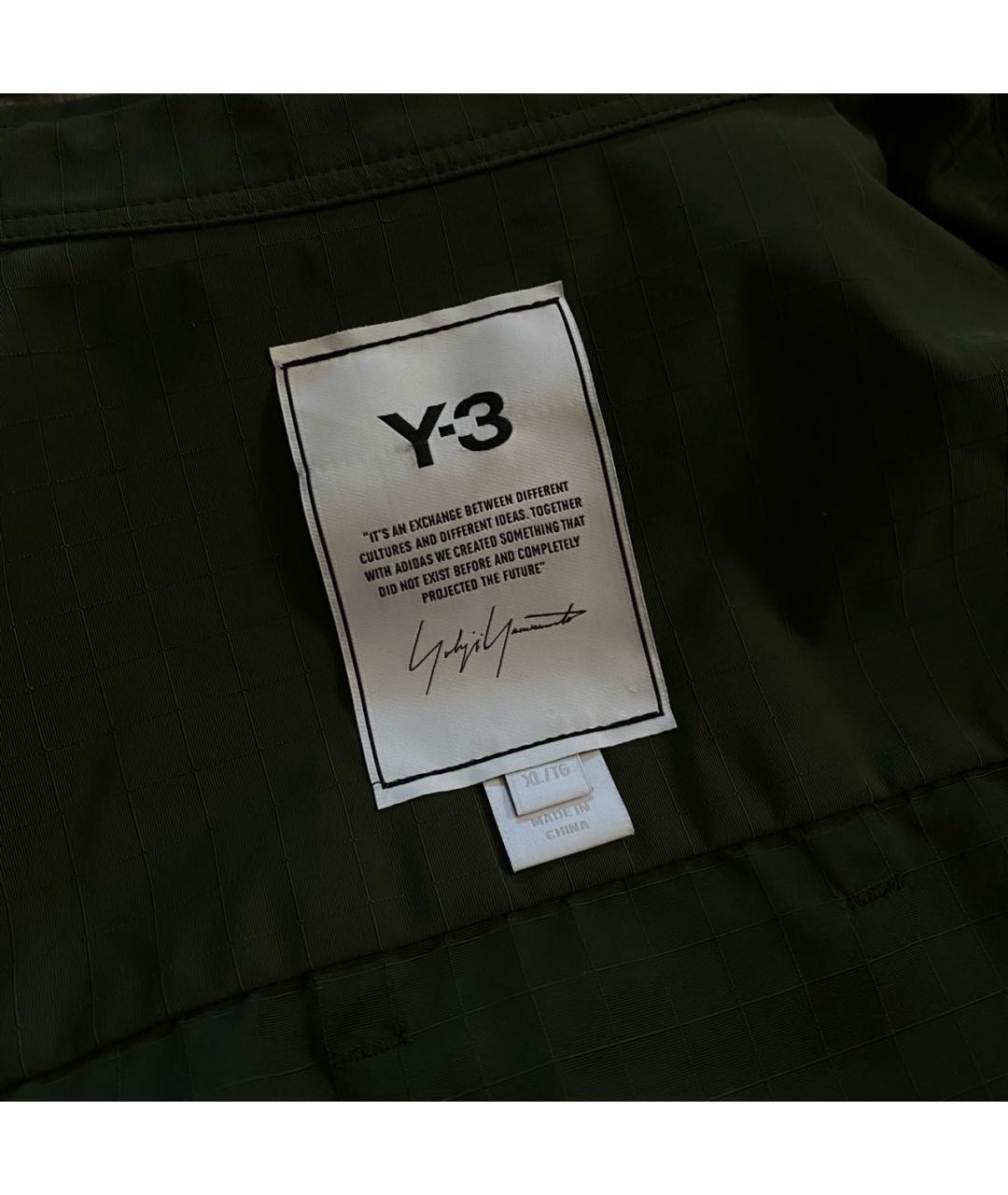 Y-3 Хаки полиэстеровая куртка, фото 3