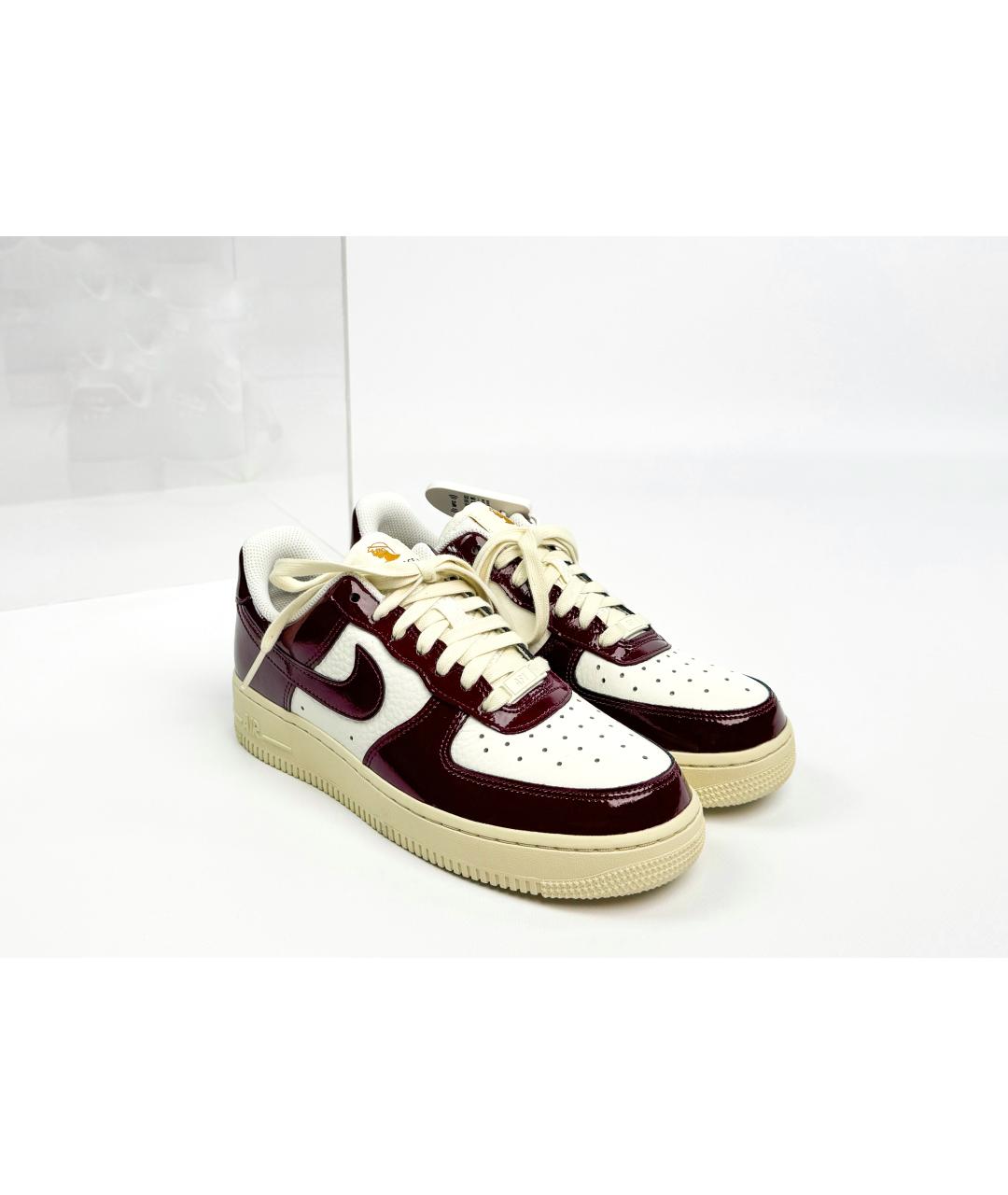 NIKE Бордовые кожаные кеды, фото 3