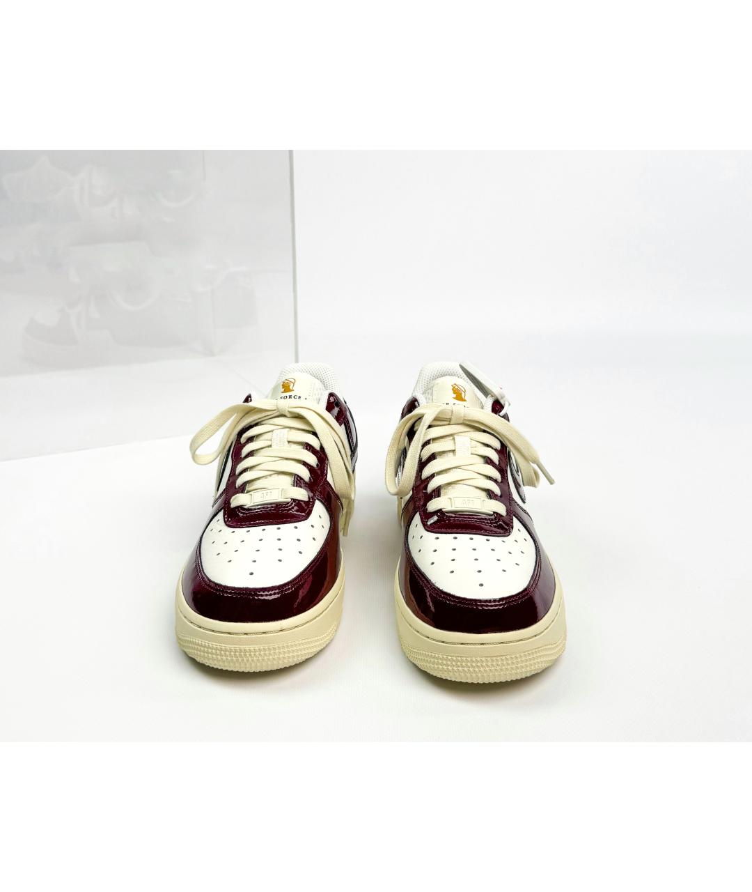 NIKE Бордовые кожаные кеды, фото 2