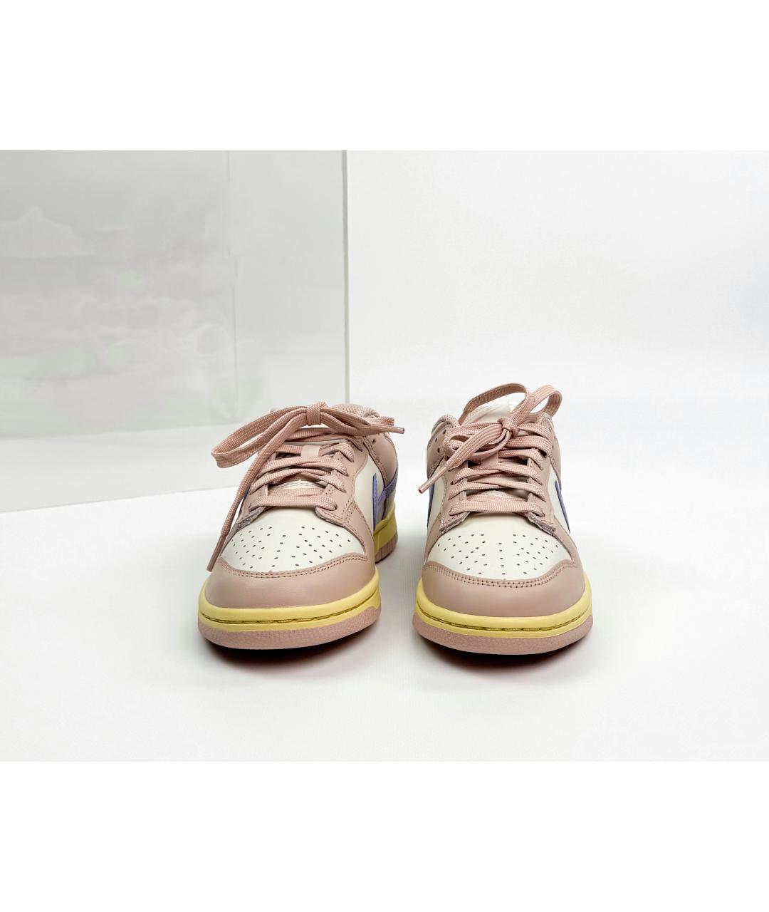 NIKE Розовые кожаные кеды, фото 2