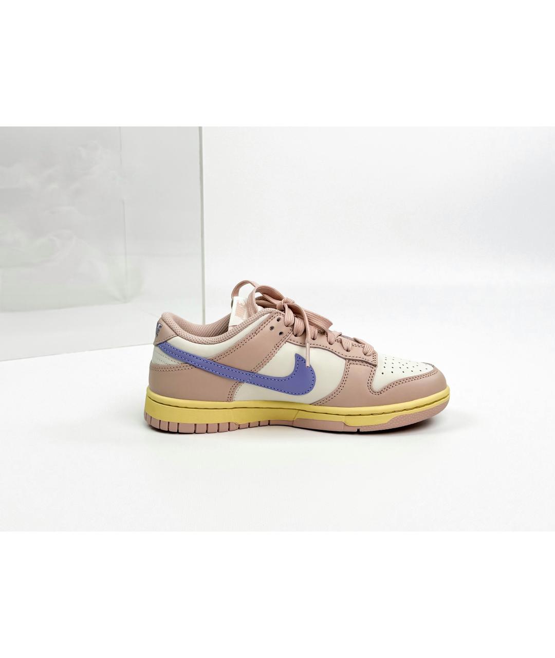 NIKE Розовые кожаные кеды, фото 5