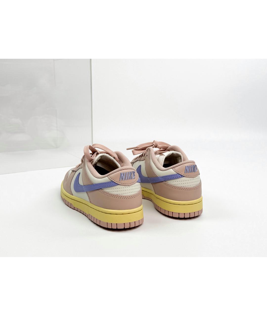 NIKE Розовые кожаные кеды, фото 4