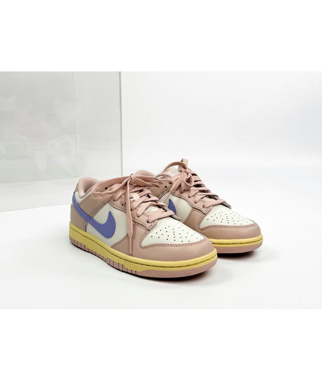 NIKE Розовые кожаные кеды, фото 6