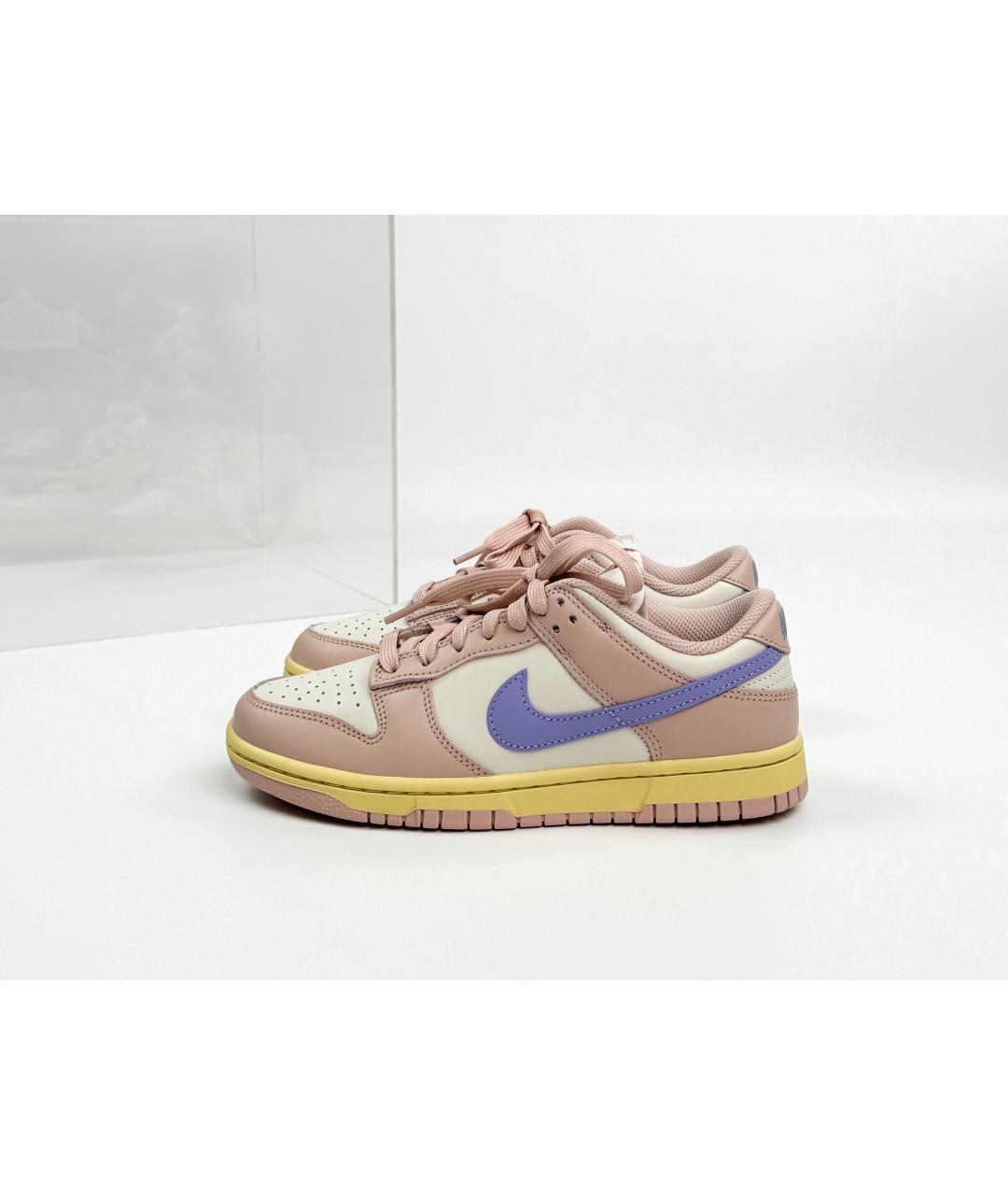 NIKE Розовые кожаные кеды, фото 9