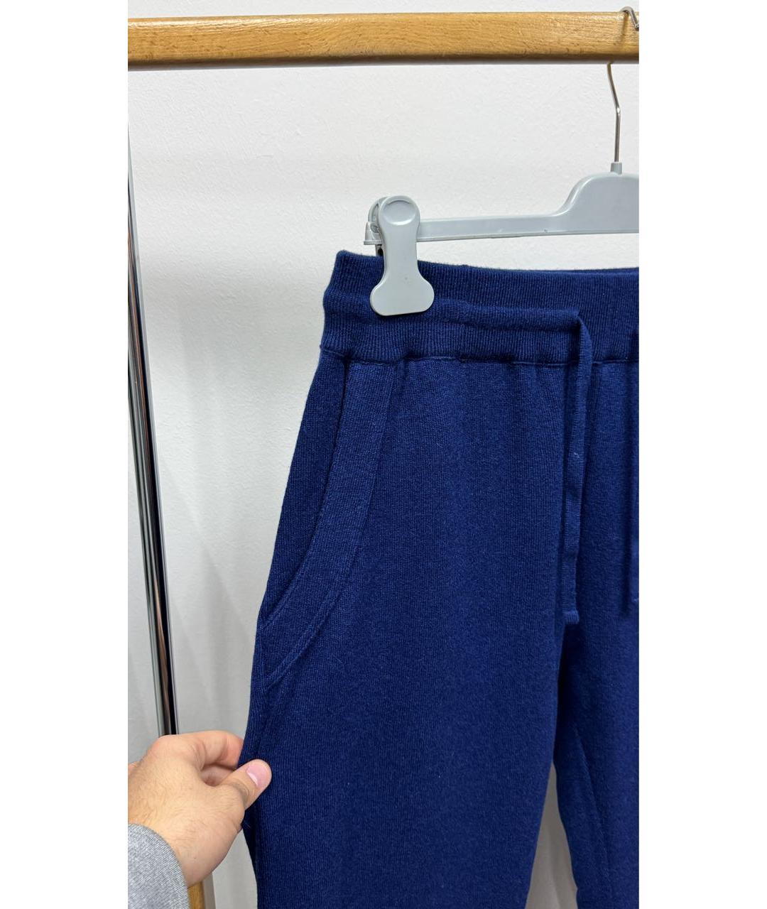 SVEVO Темно-синий кашемировый спортивный костюм, фото 4