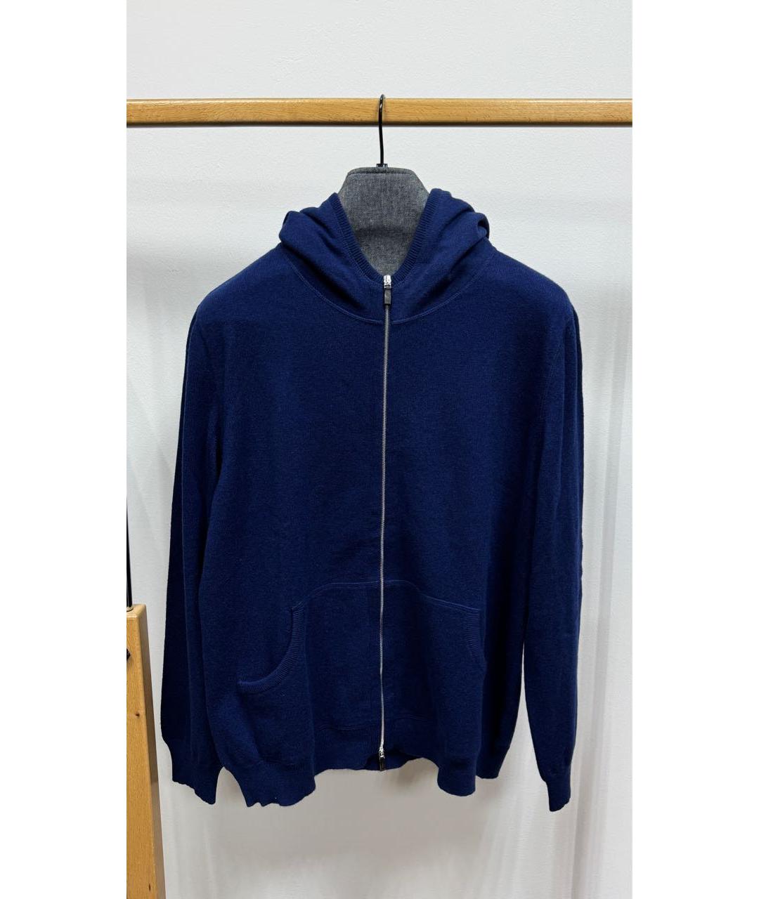 SVEVO Темно-синий кашемировый спортивный костюм, фото 2