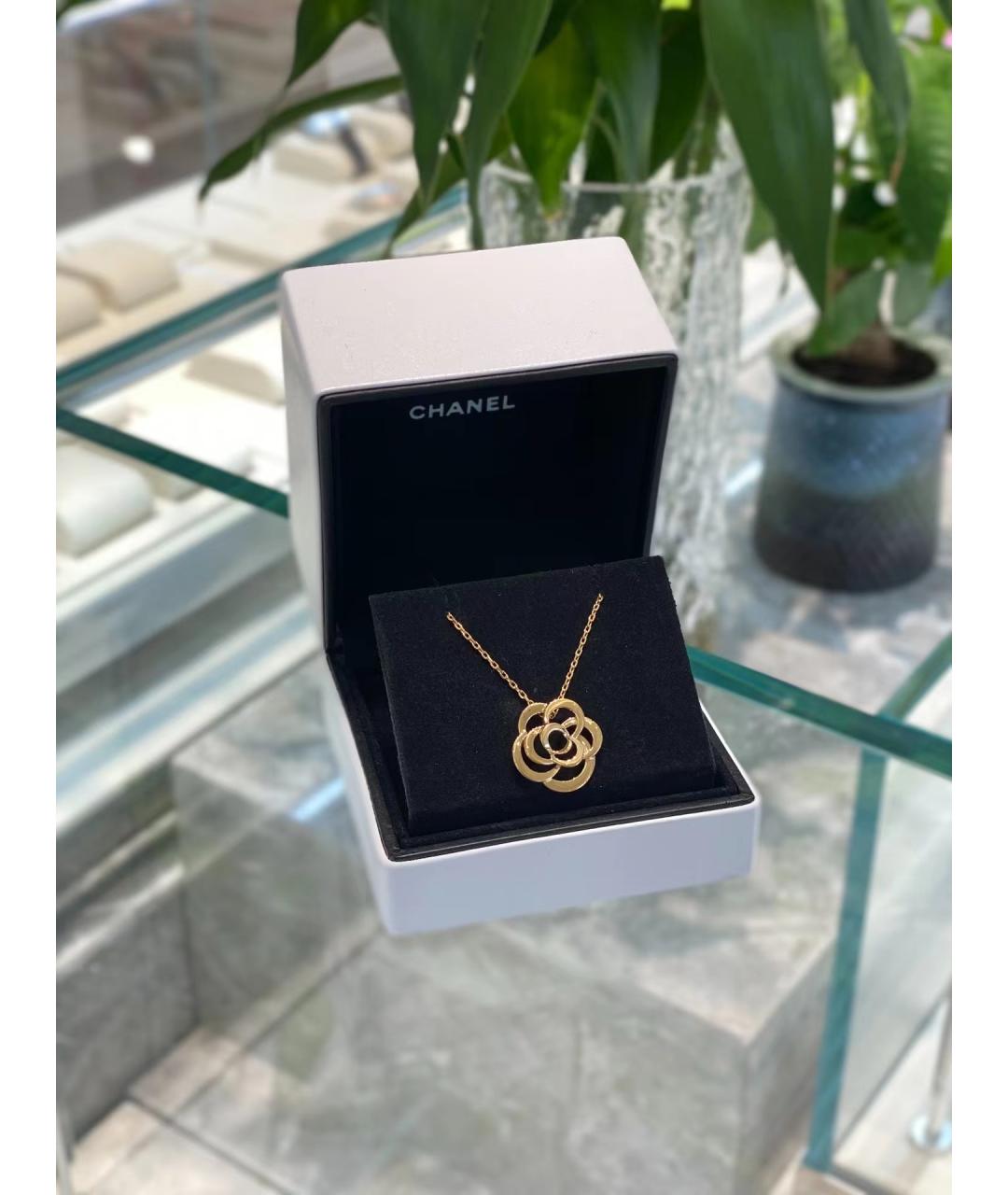 CHANEL Золотое колье из желтого золота, фото 5