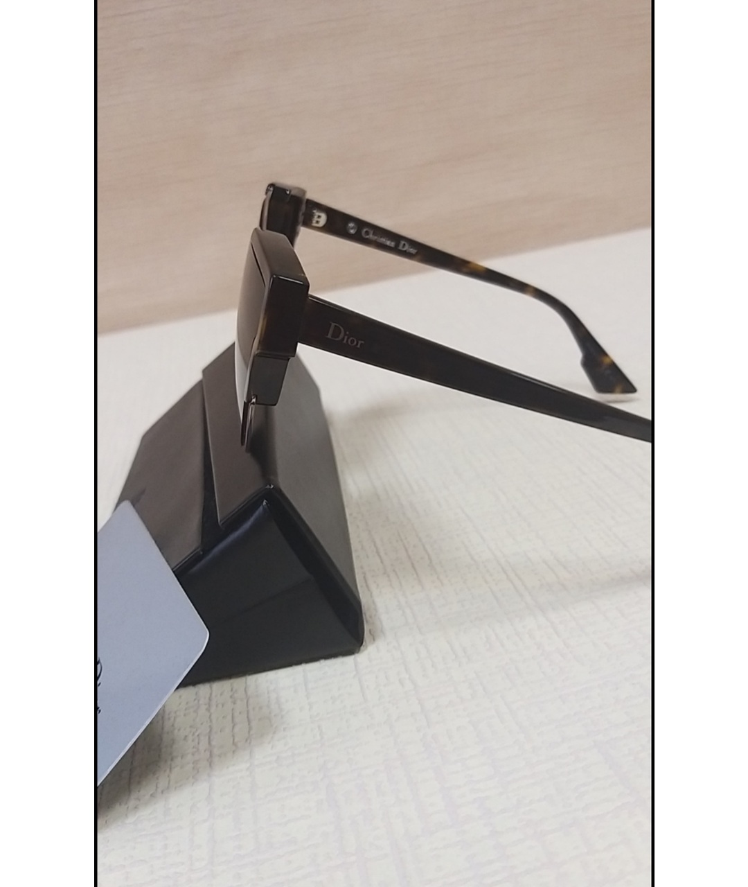 CHRISTIAN DIOR PRE-OWNED Бордовые пластиковые солнцезащитные очки, фото 3