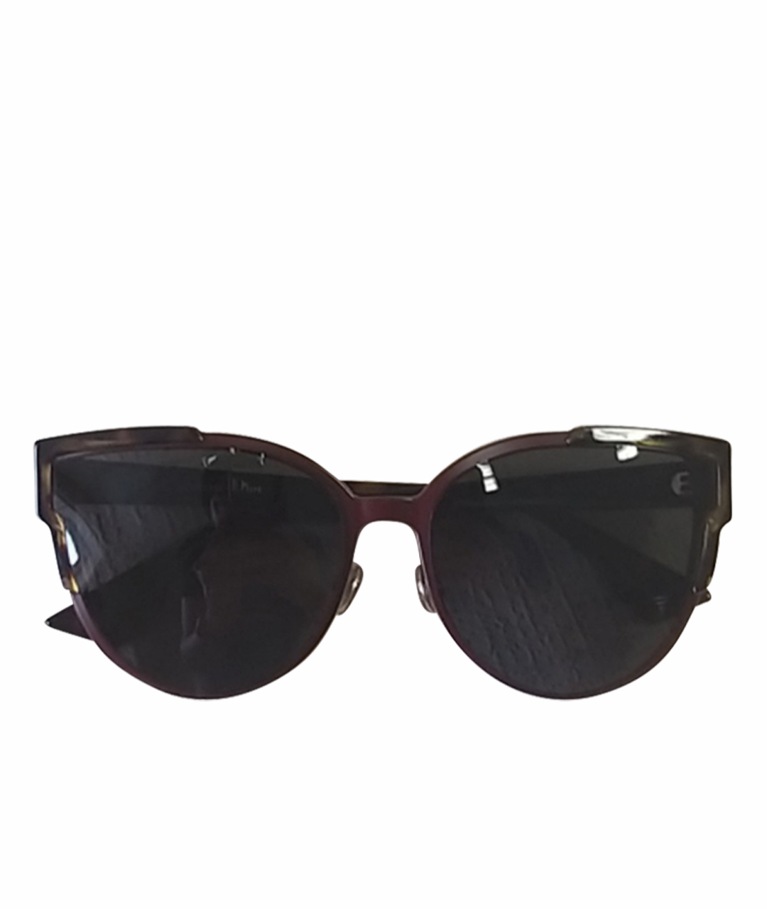 CHRISTIAN DIOR PRE-OWNED Бордовые пластиковые солнцезащитные очки, фото 1