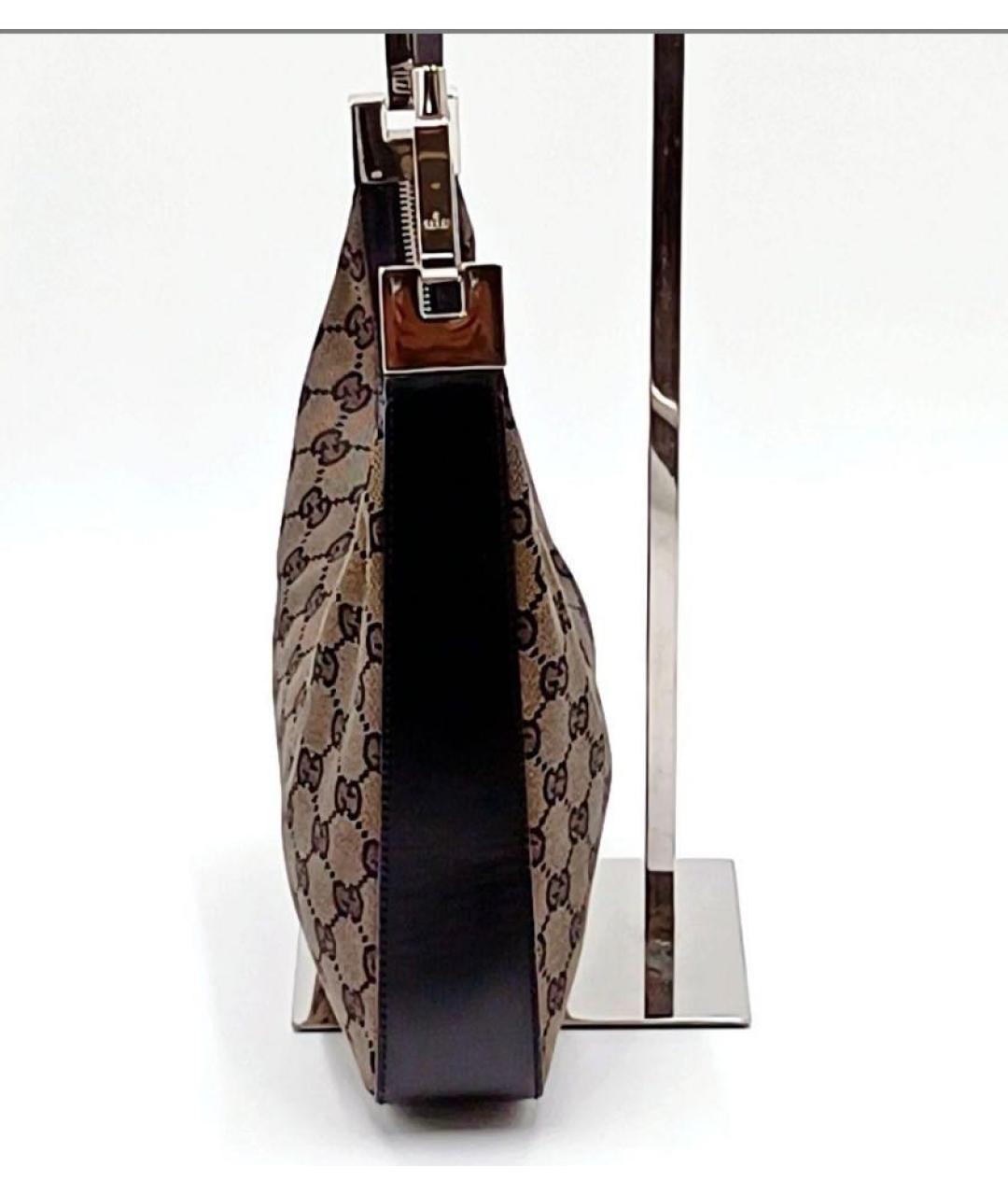 GUCCI Коричневая сумка с короткими ручками, фото 5