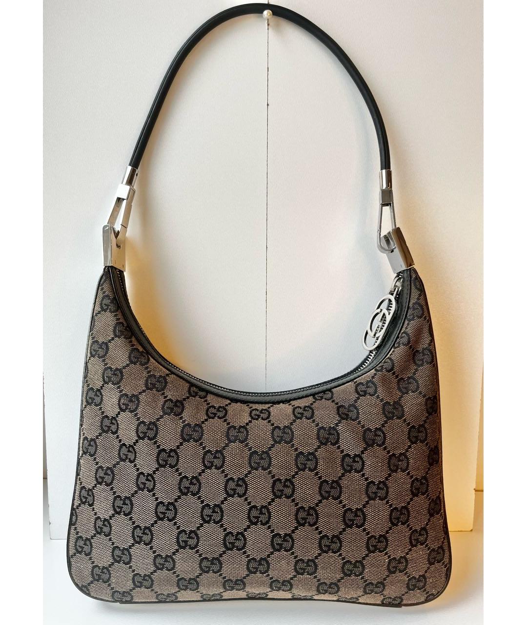 GUCCI Коричневая сумка с короткими ручками, фото 6