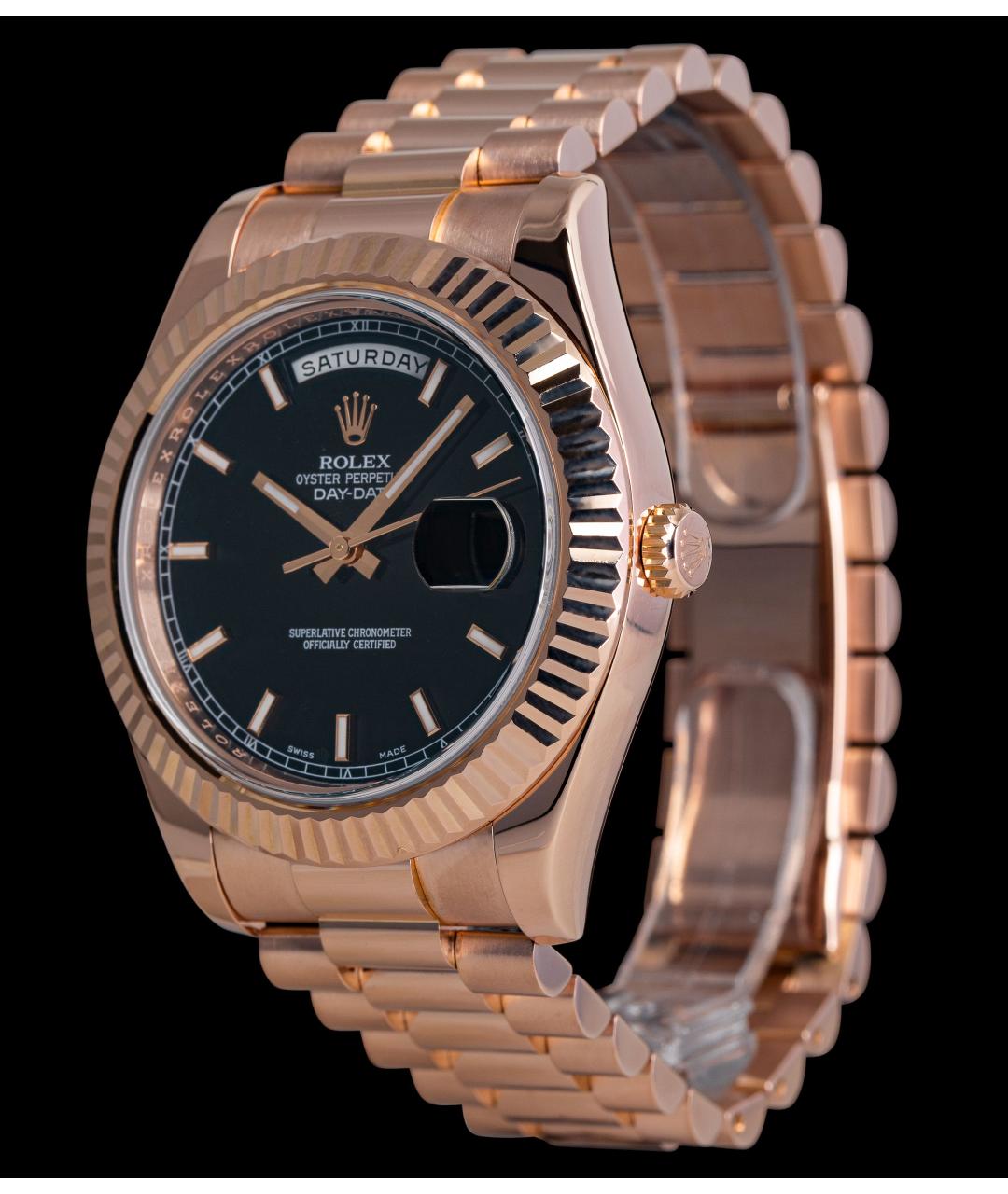 ROLEX Золотые часы из розового золота, фото 4