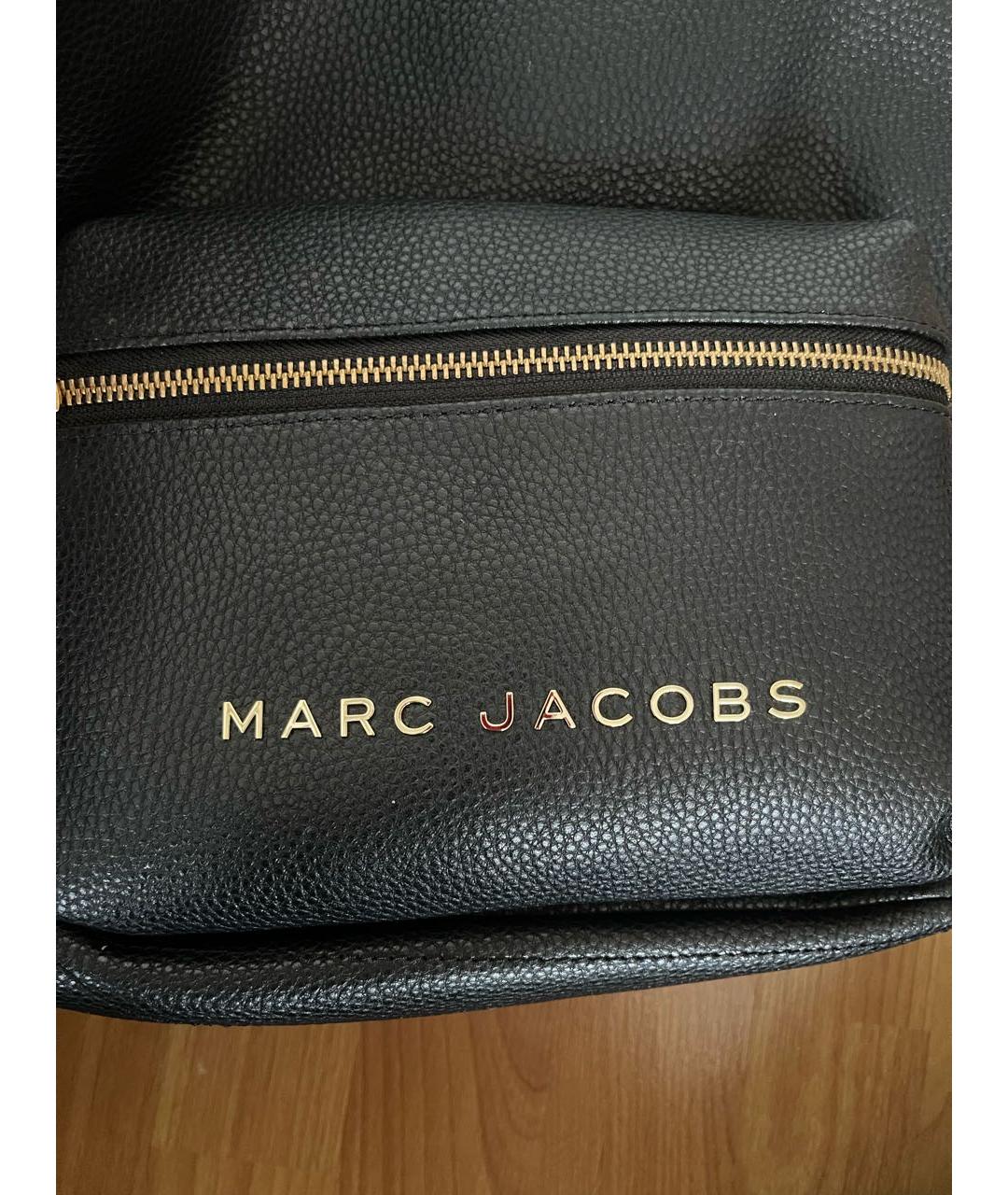 MARC JACOBS Черный кожаный рюкзак, фото 5