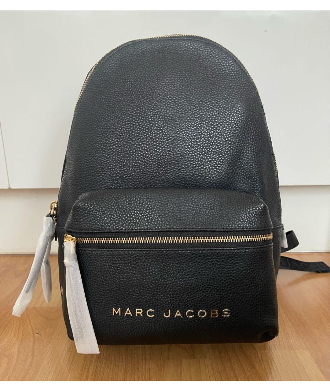 MARC JACOBS Черный кожаный рюкзак, фото 9