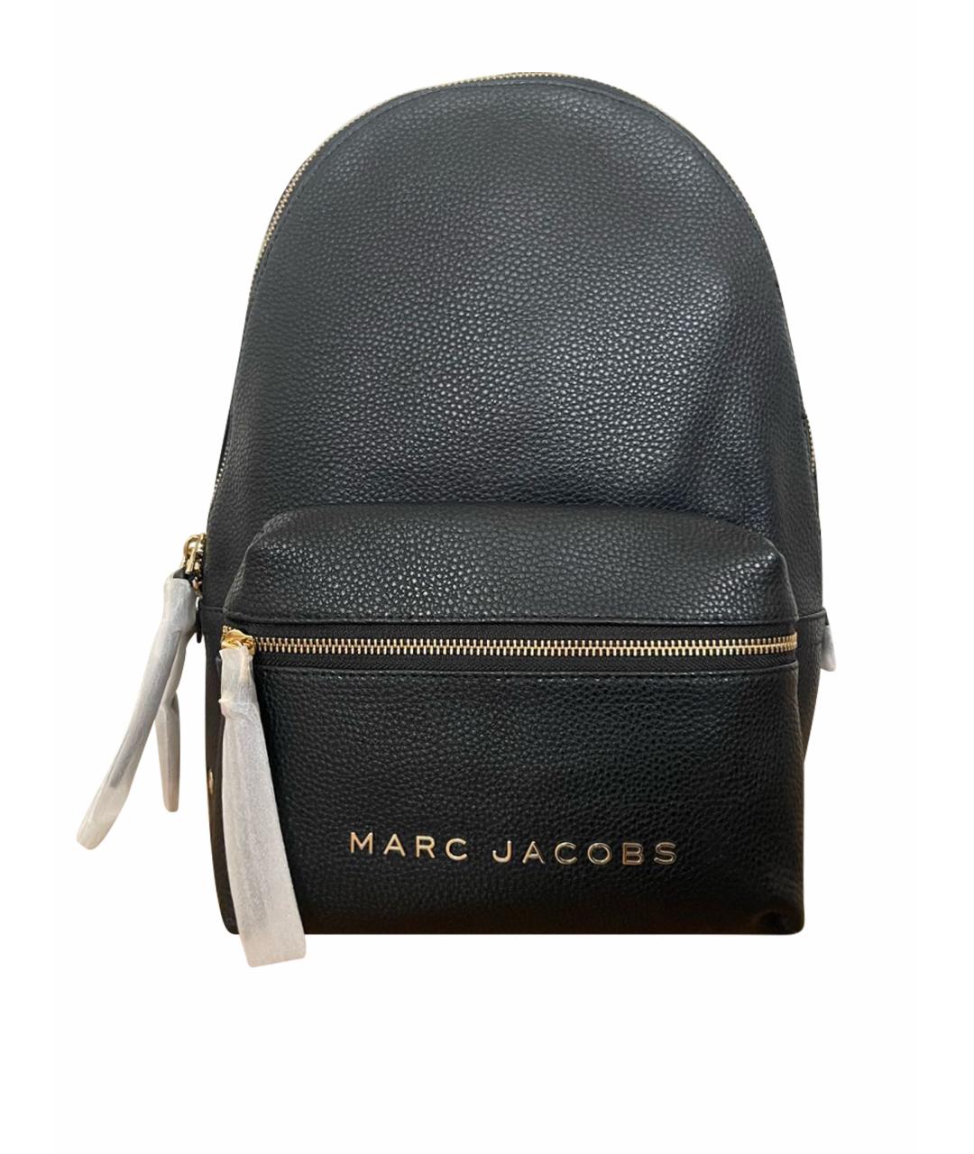 MARC JACOBS Черный кожаный рюкзак, фото 1