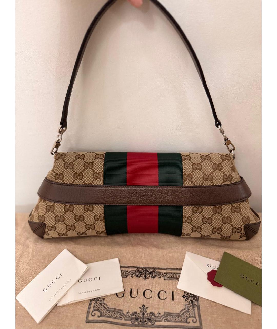 GUCCI Бежевая сумка через плечо, фото 3